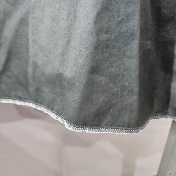 Prairie Shirt Skirt Set Medium Lace Trim Ruffle Tier Circle Dance Square Western - Picture 6 of 11